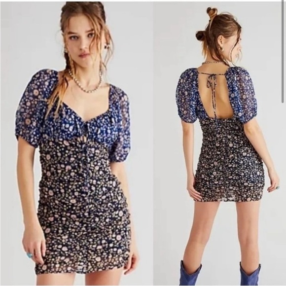 Free People x Revolve Tessa Floral Dress Sz M - Picture 13 of 13